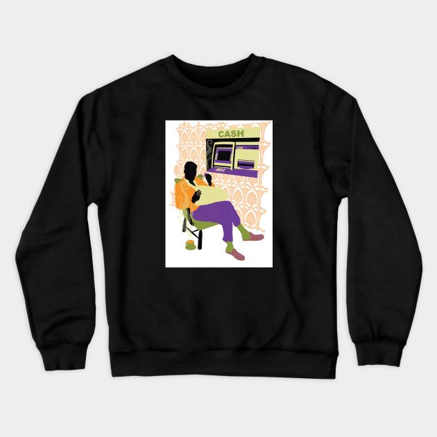 CSMA_money in property2 Crewneck Sweatshirt by Neil Webb | Illustrator